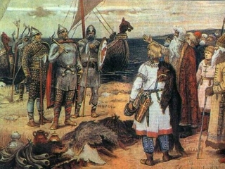 Картина "Призвание варягов" (А.Васнецов)