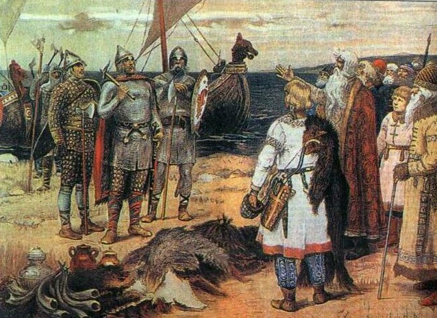 Картина "Призвание варягов" (А.Васнецов)