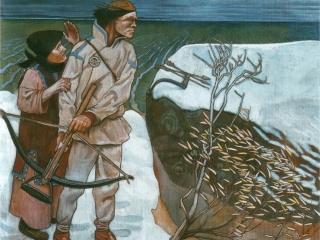 "Месть Юкахайнена", художник Аксели Галлен-Каллела