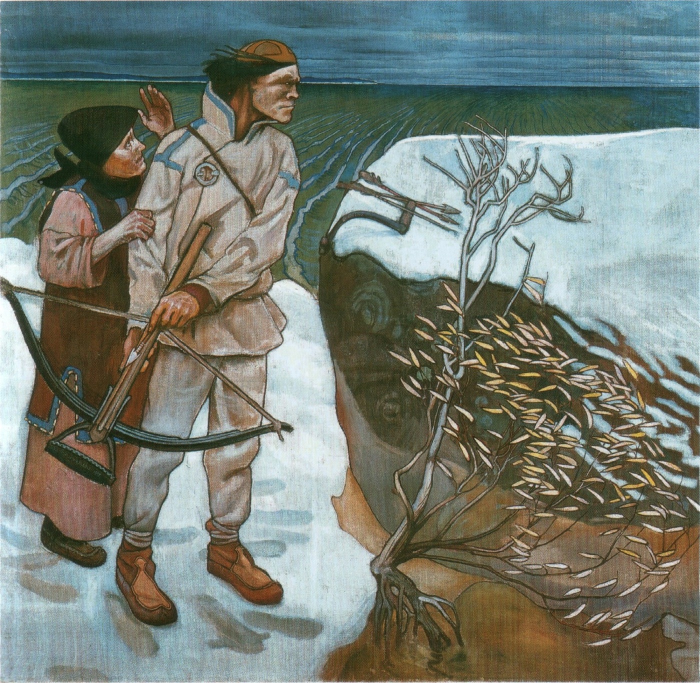 "Месть Юкахайнена", художник Аксели Галлен-Каллела