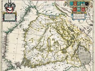 Карта Финляндии (1662)