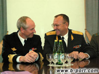 В. Бирюков и Т. Гриттинг (фото с сайта b-port.com)