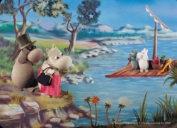 Кадр из 3D-мультфильма "Муми-тролли и комета" ("Moomins and the Comet Chase"). 