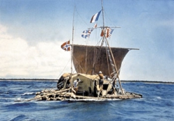 Плот народа Перу Kon-Tiki