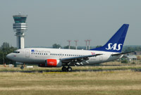 Самолет авиакомпании SAS
